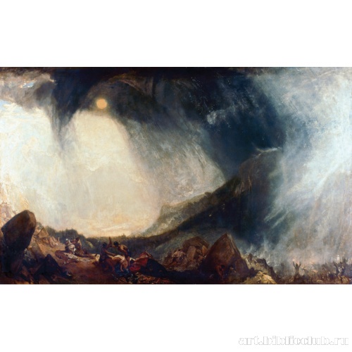 Снежная буря: Ганнибал и его армия, переходящие через Альпы