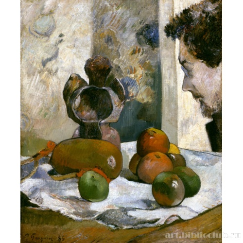 Натюрморт с профилем Шарля Лаваля