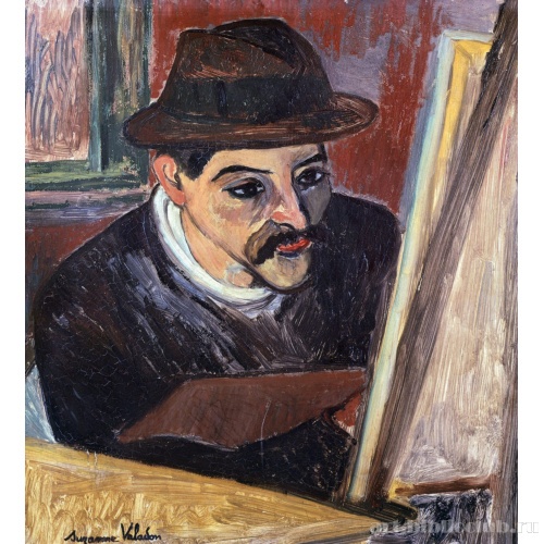 Морис Утрилло перед холстом