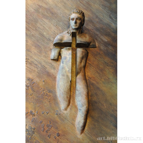 Бронзовые двери церкви. Фрагмент