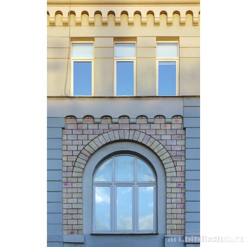 Доходный дом П.С. Бойцова. Фрагмент главного фасада