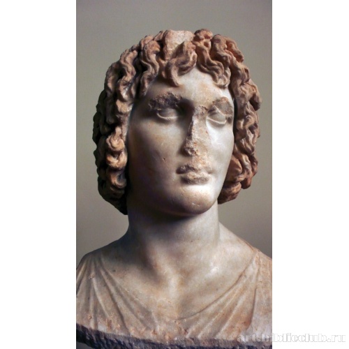 Бюст мифического героя элевсинских мистерий Эвбулея, брата Триптолема