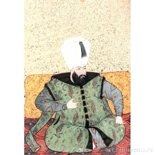 Миниатюра с портретом султана Ахмеда I