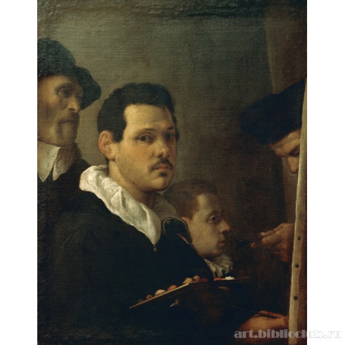 Автопортрет с тремя фигурами