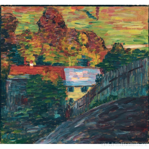 Пейзаж с красной крышей – Вассербург