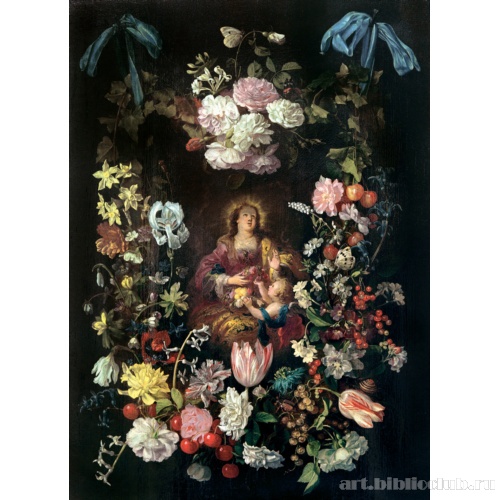 Святая Доротея в венке из цветов