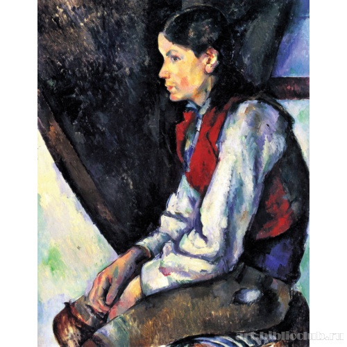 Парень в красном жилете