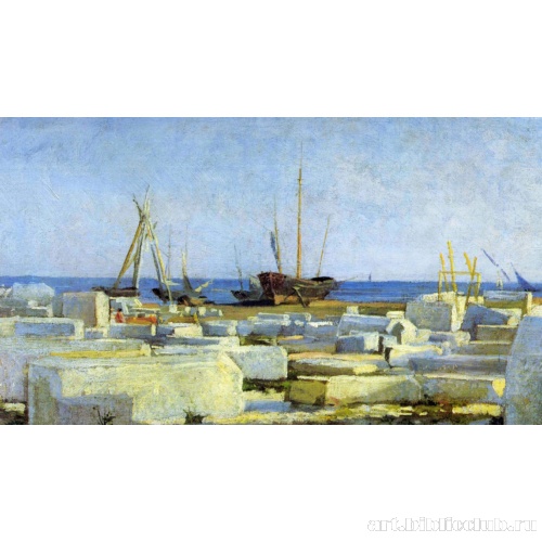 Каррара. Погрузка мрамора