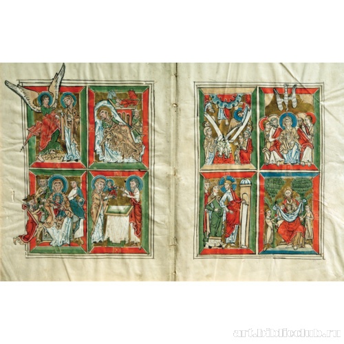 Бифолия со сценами из жизни Христа