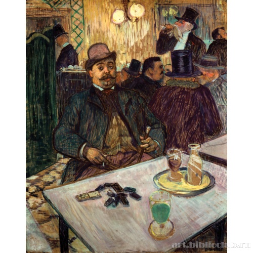 Месье Буало в кафе