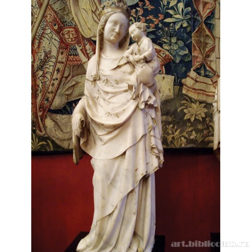 Мадонна с Младенцем. Скульптура аббатства Лоншан