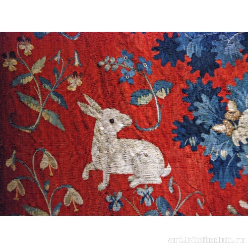 Заяц. Фрагмент. Дама с единорогом. Пять чувств: Зрение