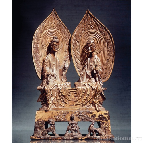 Статуэтка. Два Будды на троне