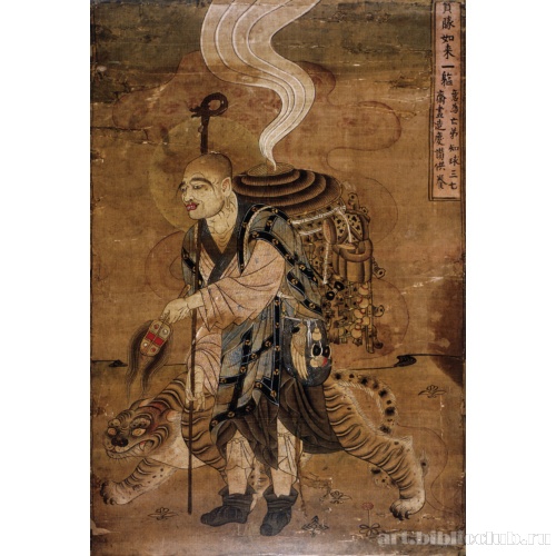 Тханка. Странствующий буддийский монах