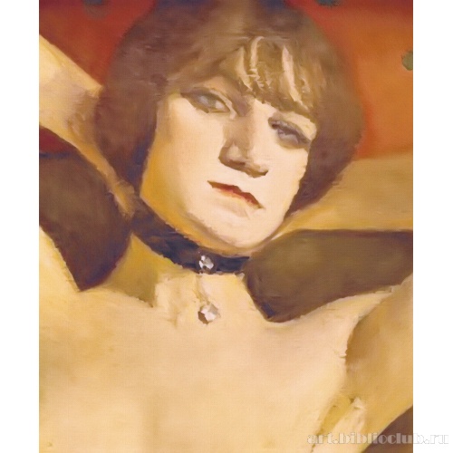 Женщина на диване. Фрагмент