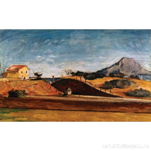 Дорога с горой Святой Виктории