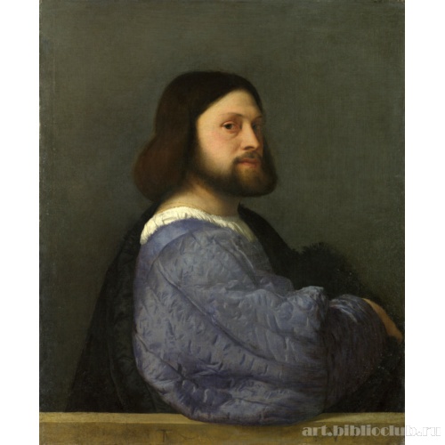 Портрет мужчины в платье с синими рукавами (Людовико Ариосто)