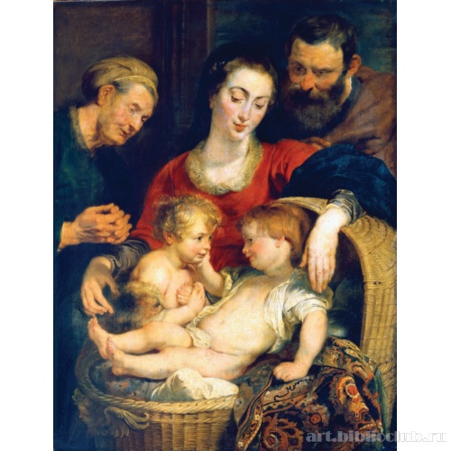 Святое семейство с маленьким Иоанном Крестителем (Мадонна с корзиной)