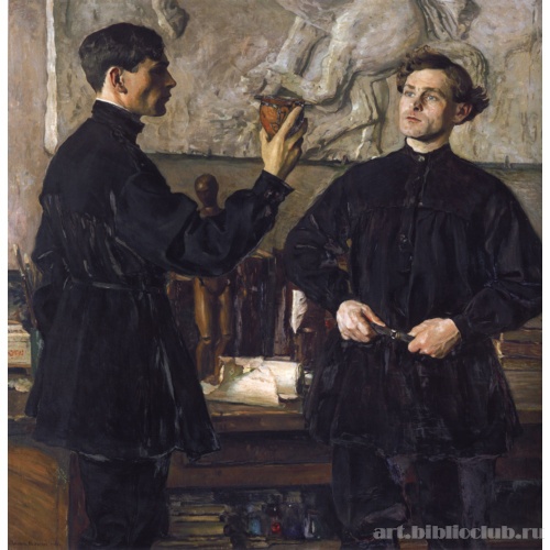 Портрет художников, братьев П.Д. и А.Д. Кориных