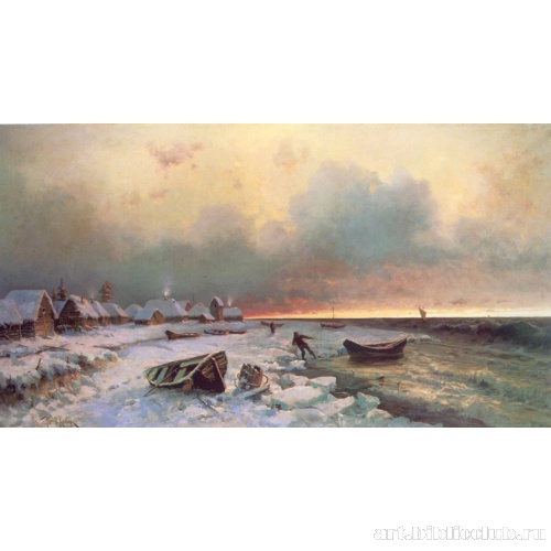 Деревня на острове Нарген