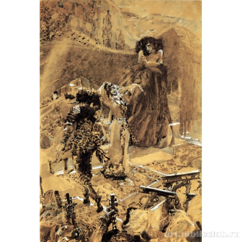 Пляска Тамары. Иллюстрация к поэме М. Ю. Лермонтова «Демон»