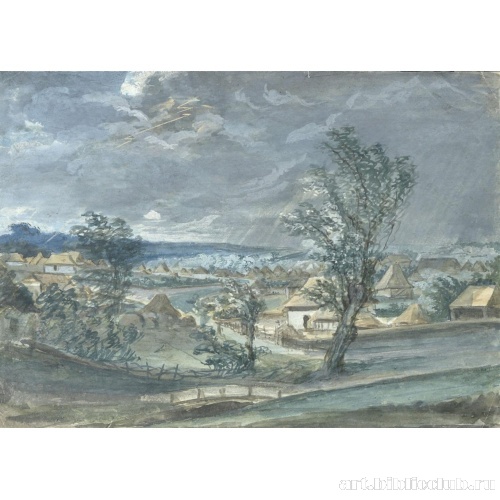 Украинская деревня. Гроза