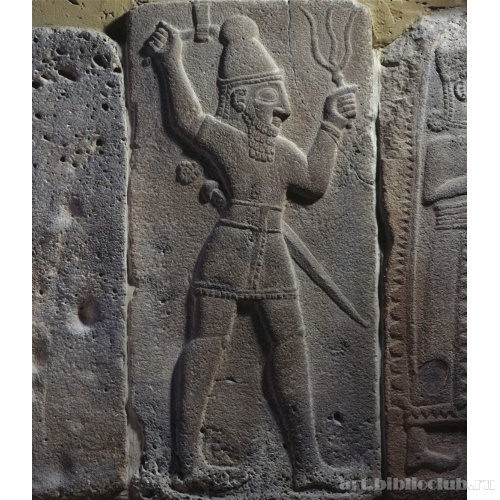 Ортостат с изображением бога неба и грозы