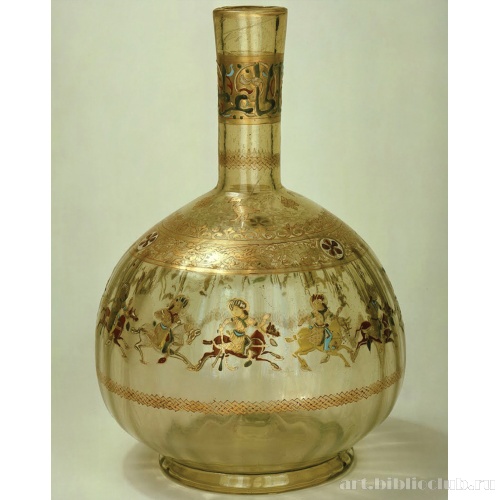 Флакон с изображением игроков в поло