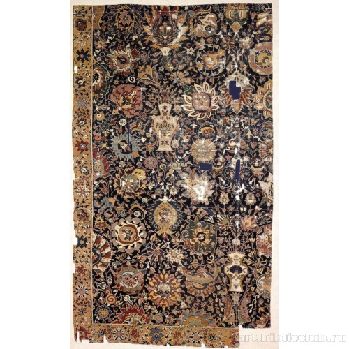 Ковер с изображением ваз. Фрагмент