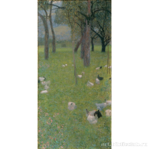 Сад с курами в Сант-Агата (После дождя)