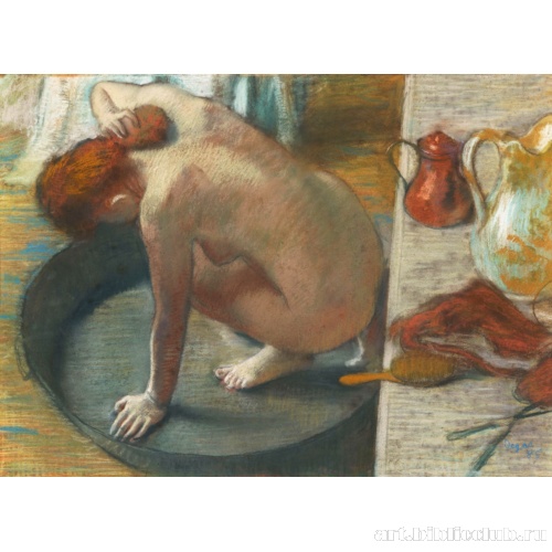 Таз (Женщина в чане, моющая спину)