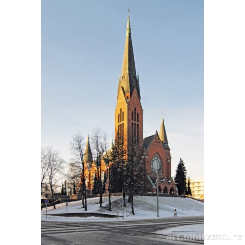 Церковь Св. Михаила. Вид церкви с северо-запада