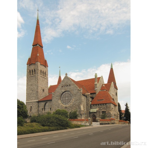 Собор Тампере. Вид собора с севера