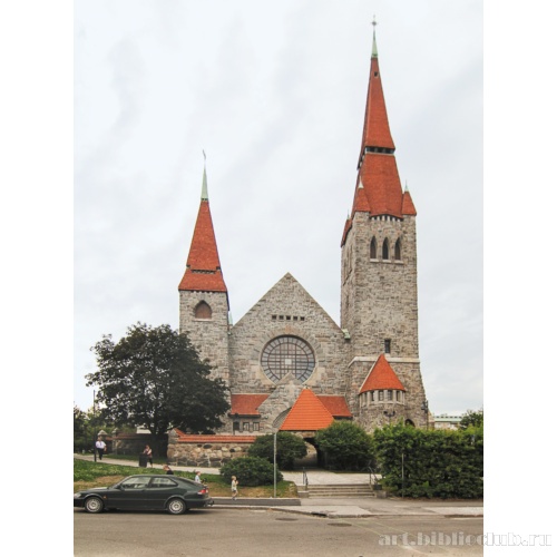 Собор Тампере. Вид собора с запада