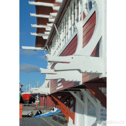 Вилла Хэллберг. Декоративное оформление крыши и стен