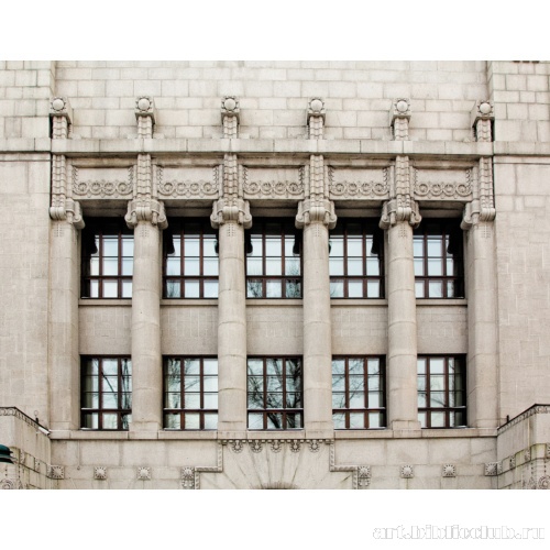 Здание Ипотечной ассоциации Финляндии. Декор окон