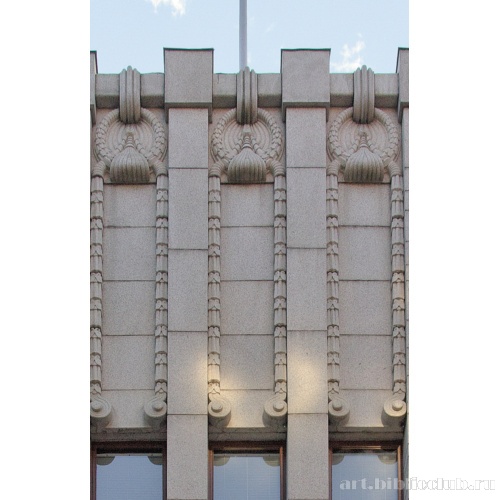 Здание Фондовой биржи. Элементы декора фасада