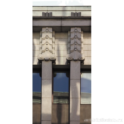 Здание Фондовой биржи. Элементы декора фасада