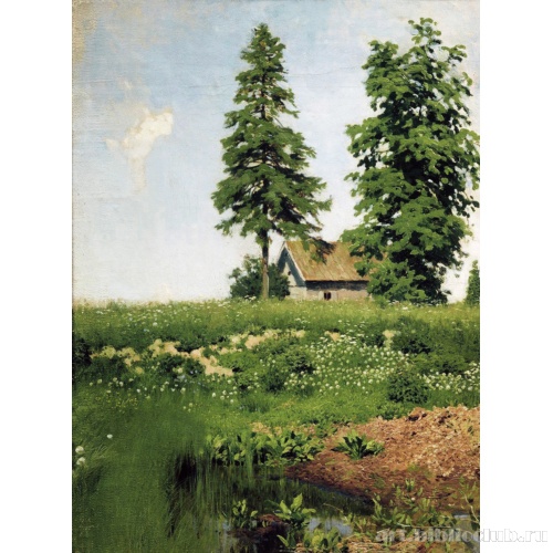 Избушка на лугу