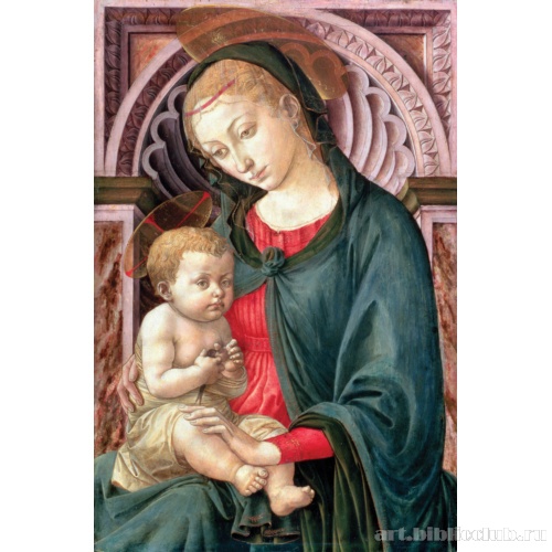 Дева Мария с Младенцем и щеглом