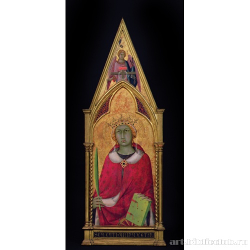 Святая Екатерина Александрийская. Часть алтаря «Богоматерь со святыми»