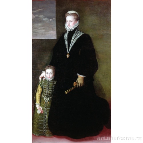 Портрет Джоанны Австрийской и девочки