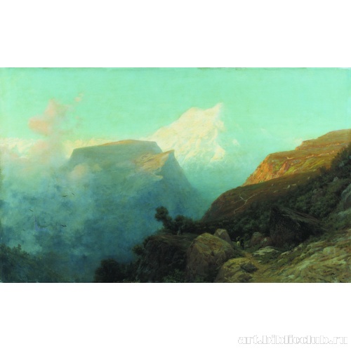 Туман в горах. Кавказ