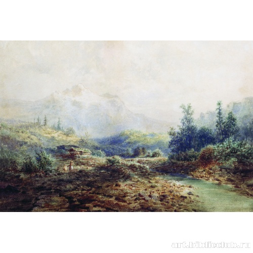 Горная речка на Кавказе