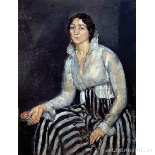 Портрет Евы Аггерхольм, жены художника