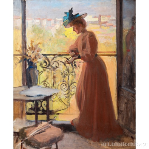 Дама на балконе, парижанка