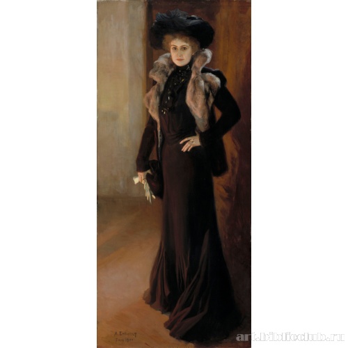 Портрет оперной певицы Айно Акте