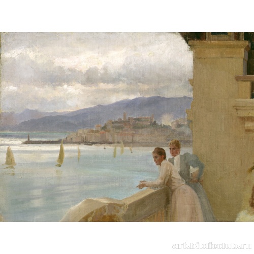 Жена художника и Эмели фон Эттер в Каннах