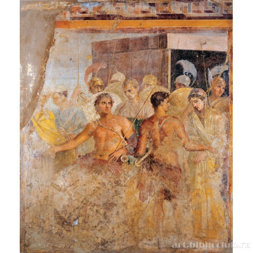 Дом трагического поэта. Патрокл отдает Брисеиду Ахиллесу в качестве трофея