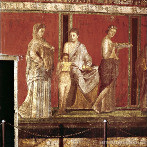 Вилла Мистерий. Фрески из зала дионисийских мистерий